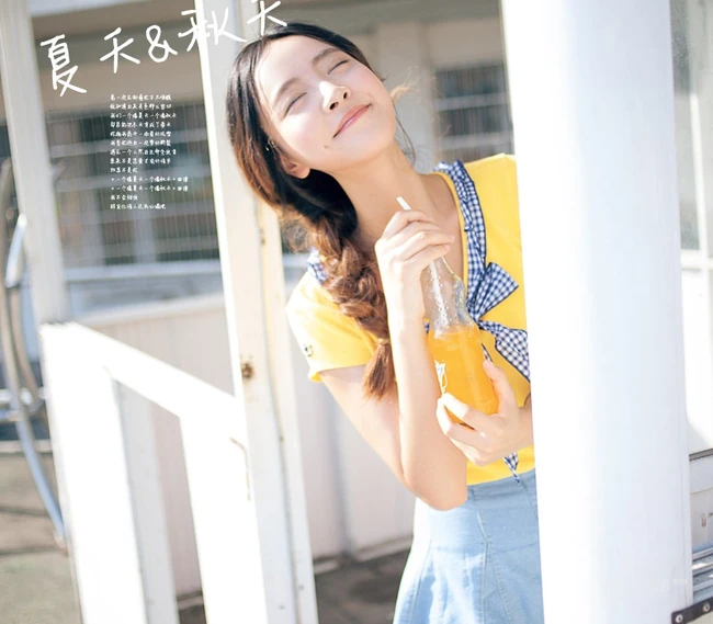 一对可爱女生，她们叫夏天和秋天