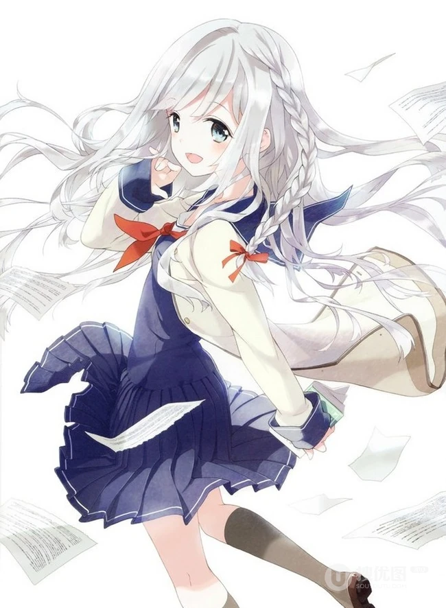 【清新动漫少女】唯美二次元少女手绘插画美图