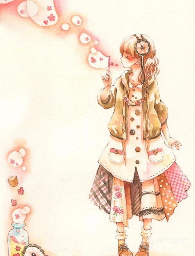 【清新动漫少女】唯美二次元少女手绘插画美图