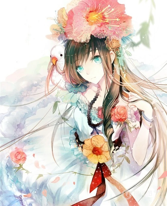 【清新动漫少女】唯美二次元少女手绘插画美图