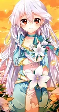 【动漫可爱女生】呆萌可爱大眼睛，美美哒二次元少女