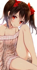【动漫可爱女生】呆萌可爱大眼睛，美美哒二次元少女