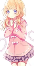 【动漫可爱女生】呆萌可爱大眼睛，美美哒二次元少女