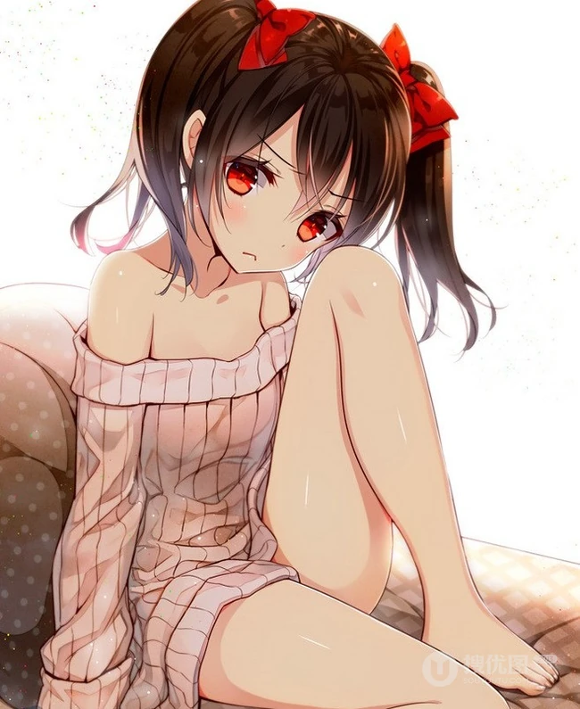 【动漫可爱女生】呆萌可爱大眼睛，美美哒二次元少女