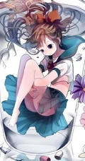 【动漫可爱女生】呆萌可爱大眼睛，美美哒二次元少女
