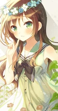 清新自然的可爱女生 二次元动漫少女图片