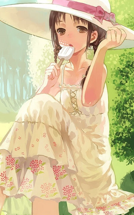 清新自然的可爱女生 二次元动漫少女图片