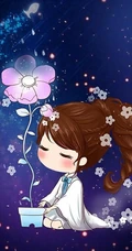 天上星，亮晶晶，萌系卡通Q版唯美二次元动漫图片