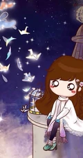 天上星，亮晶晶，萌系卡通Q版唯美二次元动漫图片