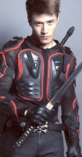 酷帅男星李晨浩cos死侍写真图片