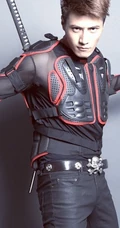 酷帅男星李晨浩cos死侍写真图片