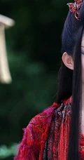 热播剧《花千骨》妖神出世剧照-赵丽颖冷艳红装不怒自威