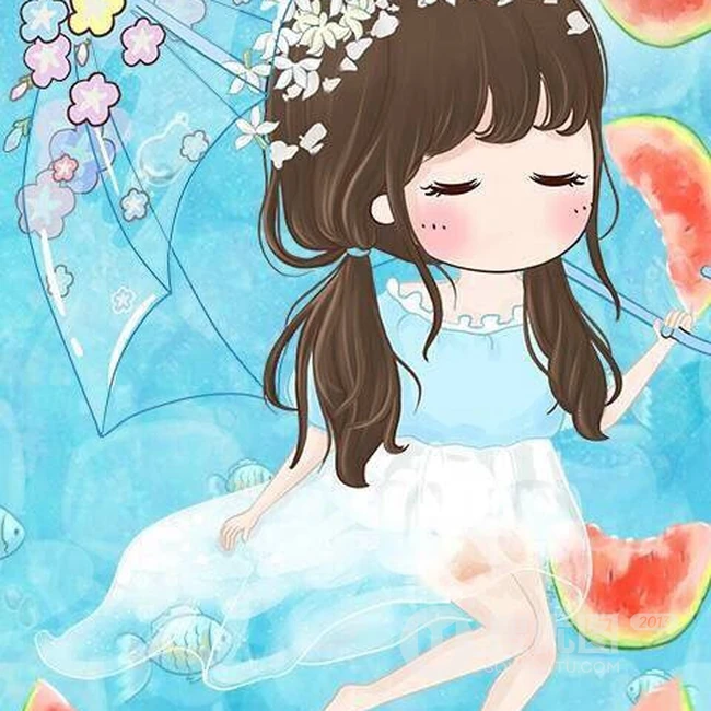可爱女生专属背景美图，唯美、清新、有点萌