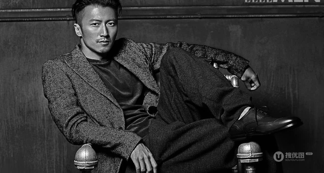 型男谢霆锋登《ELLEMEN》杂志图片-复古格调&lsquo;锋味&rsquo;十足