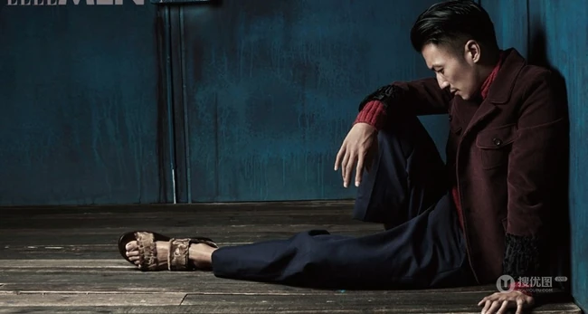型男谢霆锋登《ELLEMEN》杂志图片-复古格调&lsquo;锋味&rsquo;十足