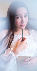女生模特儿郭芸萌唯美朦胧白裙写真照