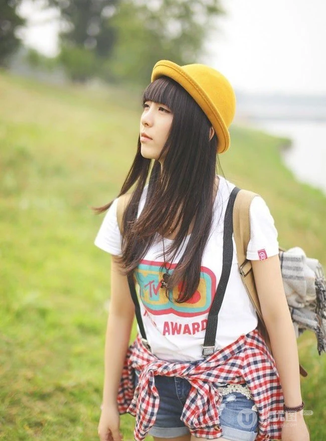 可爱女生&ldquo;童可可&rdquo;可爱纯美郊外清新写真