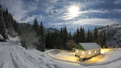 森林里的白雪电脑壁纸下载