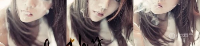 吸烟的女人唯美家居服室内写真照片