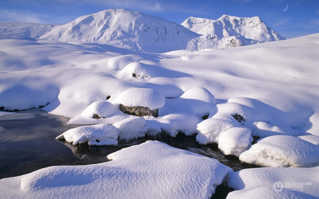 下雪了！白雪风景高清壁纸套图