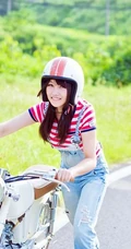 戴斗笠穿牛仔-可爱可爱女生农场畅游清新写真