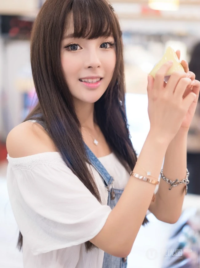 图书馆里的那个纯女生孩 木木休闲写真