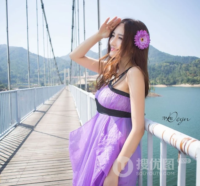 明明很气质 嫩模王明明高清假日休闲写真杂图