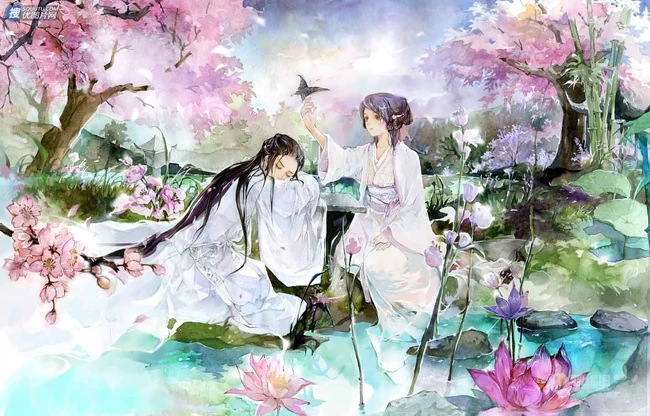 唯美古风大图 古风插画-不止是喜欢