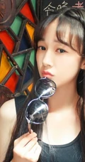 淡淡的味道 清纯T恤短裤女生蒋元媛写真