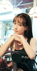 淡淡的味道 清纯T恤短裤女生蒋元媛写真