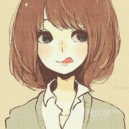 一年没换过头像了 唯美可爱卡通女生QQ头像