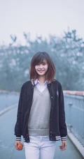 清纯校花冬季心动写真