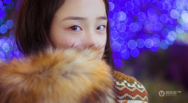 萌萌的冬季 纯美无邪少女妹子街拍美图