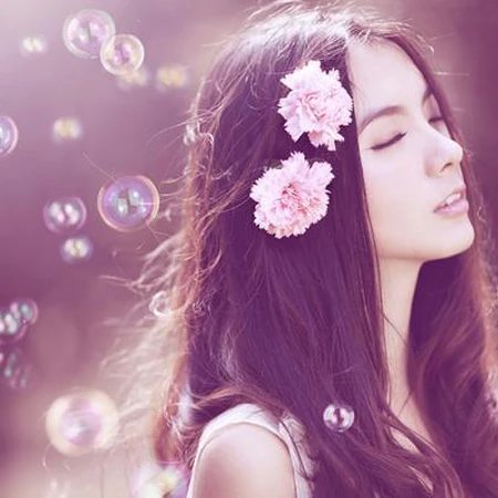 唯美清新漂亮女生意境图片-如果没有你