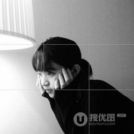 唯女生生QQ黑白头像图片-不期而遇的那天