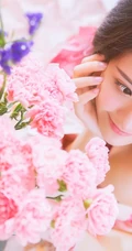 娇艳盛开的玫瑰 亚洲花季女生高清室内写真美图