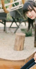 穿校服的可爱学生妹子唯美户外写真