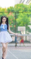 清新白裙可爱可爱女生户外写真 抓住夏天的尾巴
