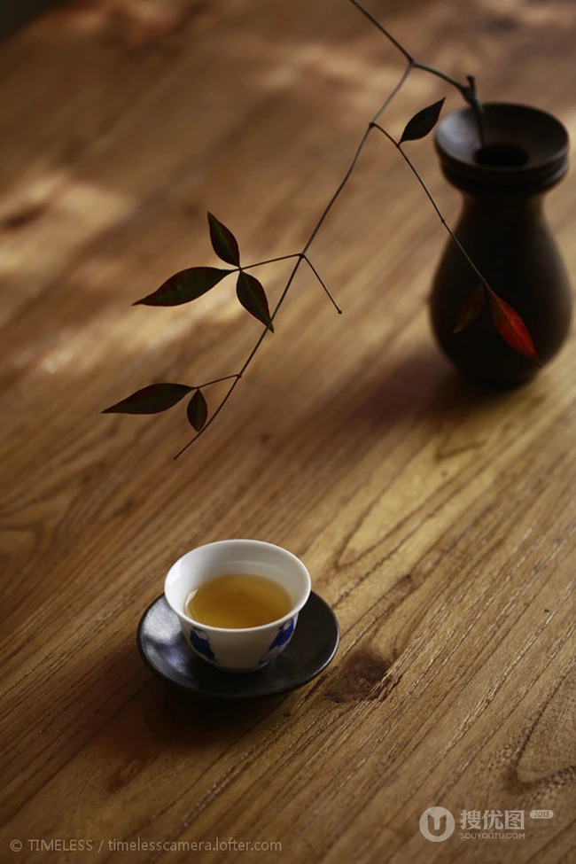 关于茶-唯美茶几茶具图片-心即是茶，茶即是心