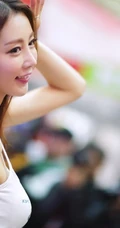 美人香车 韩国女生恩斌靓丽精选车展秀