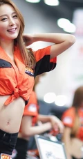 美人香车 韩国女生恩斌靓丽精选车展秀