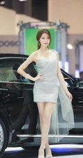 美人香车 韩国女生恩斌靓丽精选车展秀