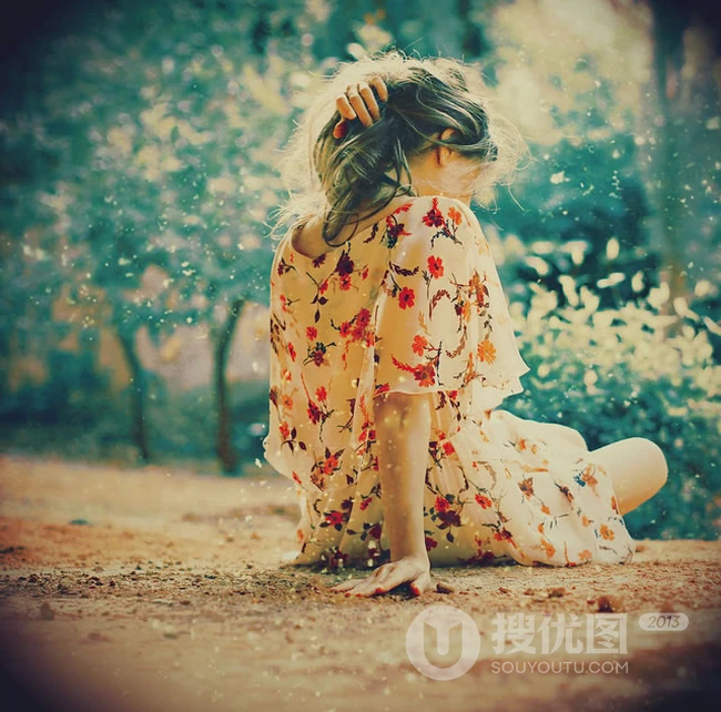 我想做你的阳光_女生背影唯美意境清新美图