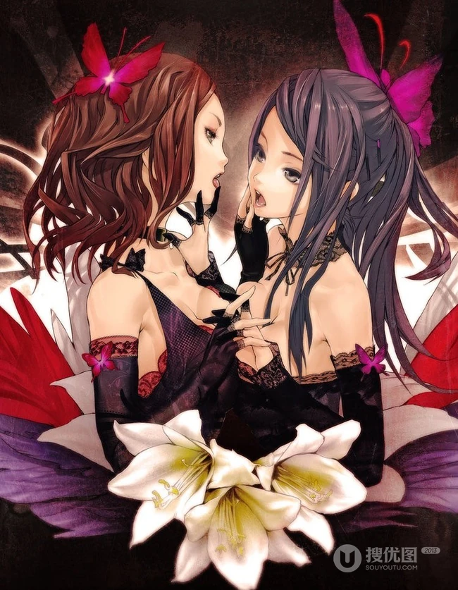 《罪恶王冠》新锐插画师REDJUICE高清手绘插画鉴赏