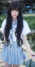 清纯机车&ldquo;学生妹子&rdquo;杨晓青儿郊游高清写真