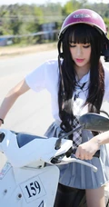 清纯机车&ldquo;学生妹子&rdquo;杨晓青儿郊游高清写真
