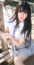 清纯机车&ldquo;学生妹子&rdquo;杨晓青儿郊游高清写真