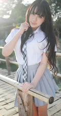 清纯机车&ldquo;学生妹子&rdquo;杨晓青儿郊游高清写真
