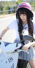 清纯机车&ldquo;学生妹子&rdquo;杨晓青儿郊游高清写真