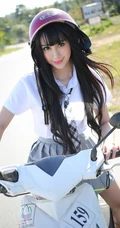 清纯机车&ldquo;学生妹子&rdquo;杨晓青儿郊游高清写真